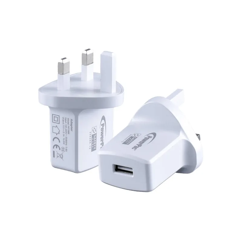 10.5W Charger Fast Charge QC3.0, PD 3.0 USB Smart Charger, TYPE A (PP7986) White