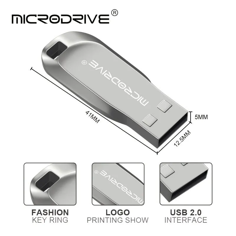 128GB Metal USB Flash Drive Reliable Storage Solution