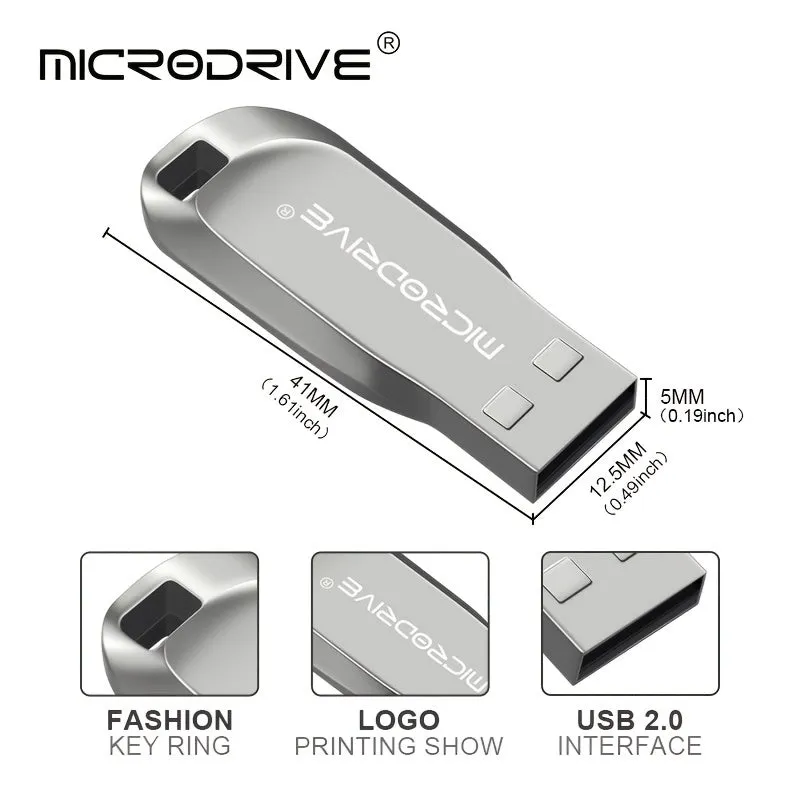 128GB Metal USB Flash Drive Reliable Storage Solution