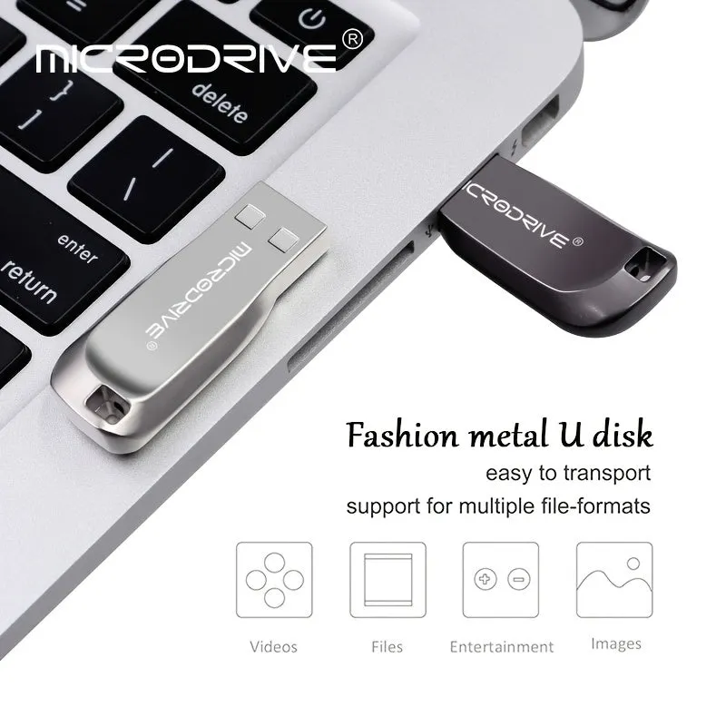 128GB Metal USB Flash Drive Reliable Storage Solution