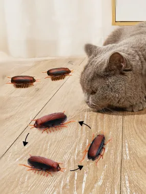 1pc Cockroach Design Electronic Cat Toy