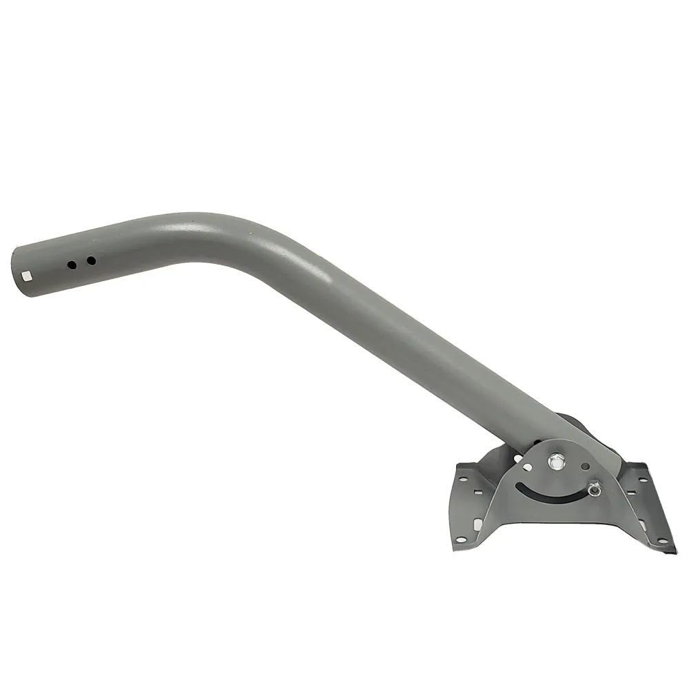 24 inch Heavy Duty J-Pipe Mount Mast - Powder Coat - Grey