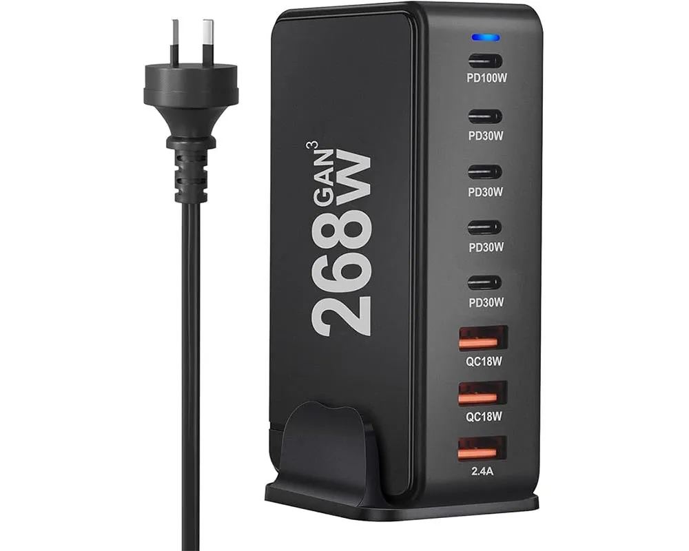 268W USB C Charger Station