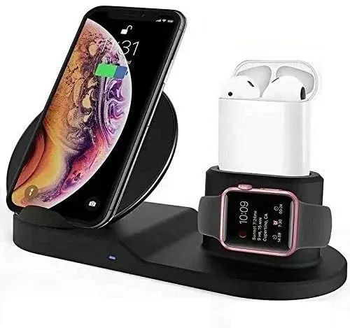 3 in 1 Wireless Fast Charger Stand Dock