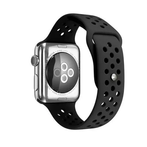 38mm 42mm watchband for NIKE series 1:1 original with Light Flexible Breathable silicone watch strap band for apple watch