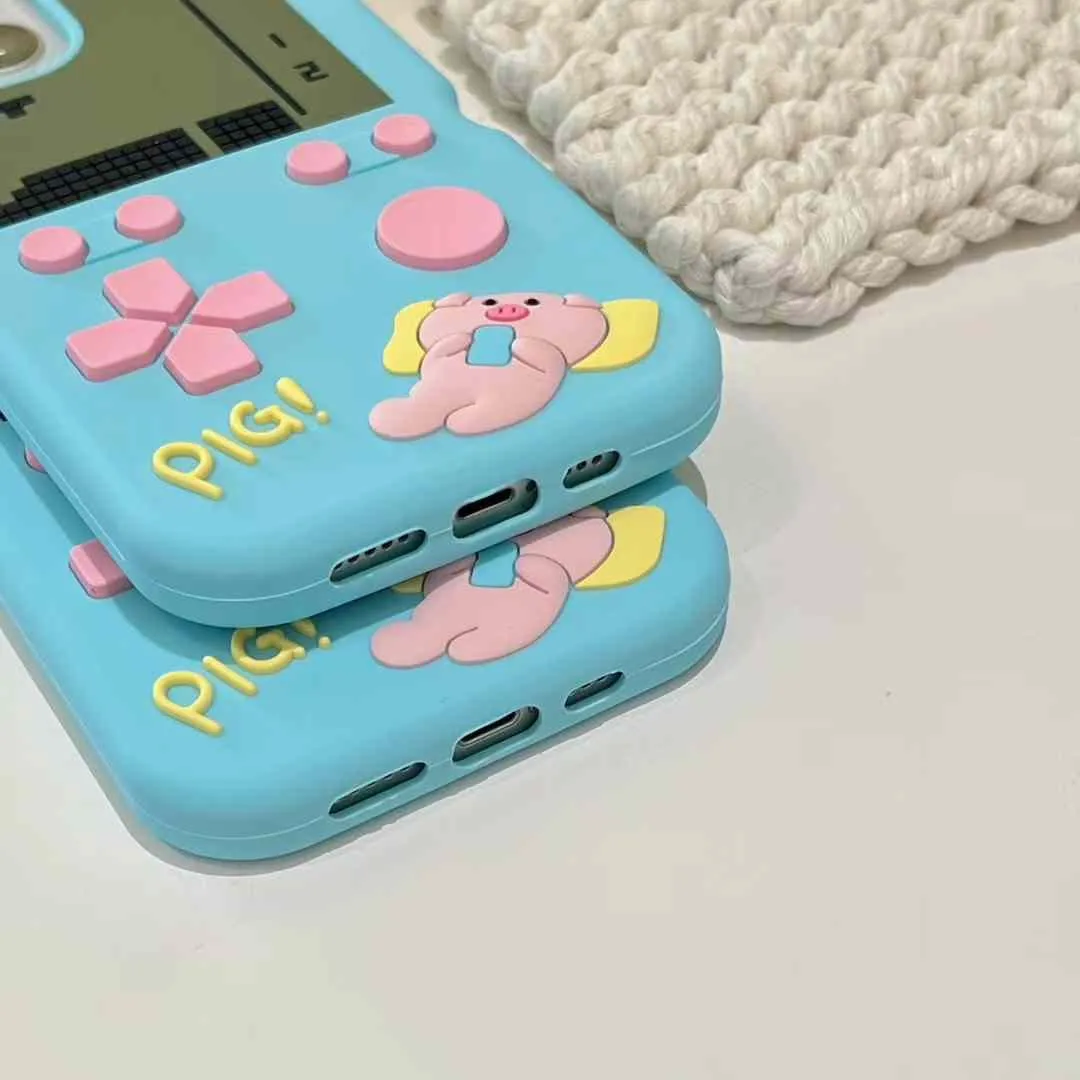 3D 90s Game Style iPhone Case