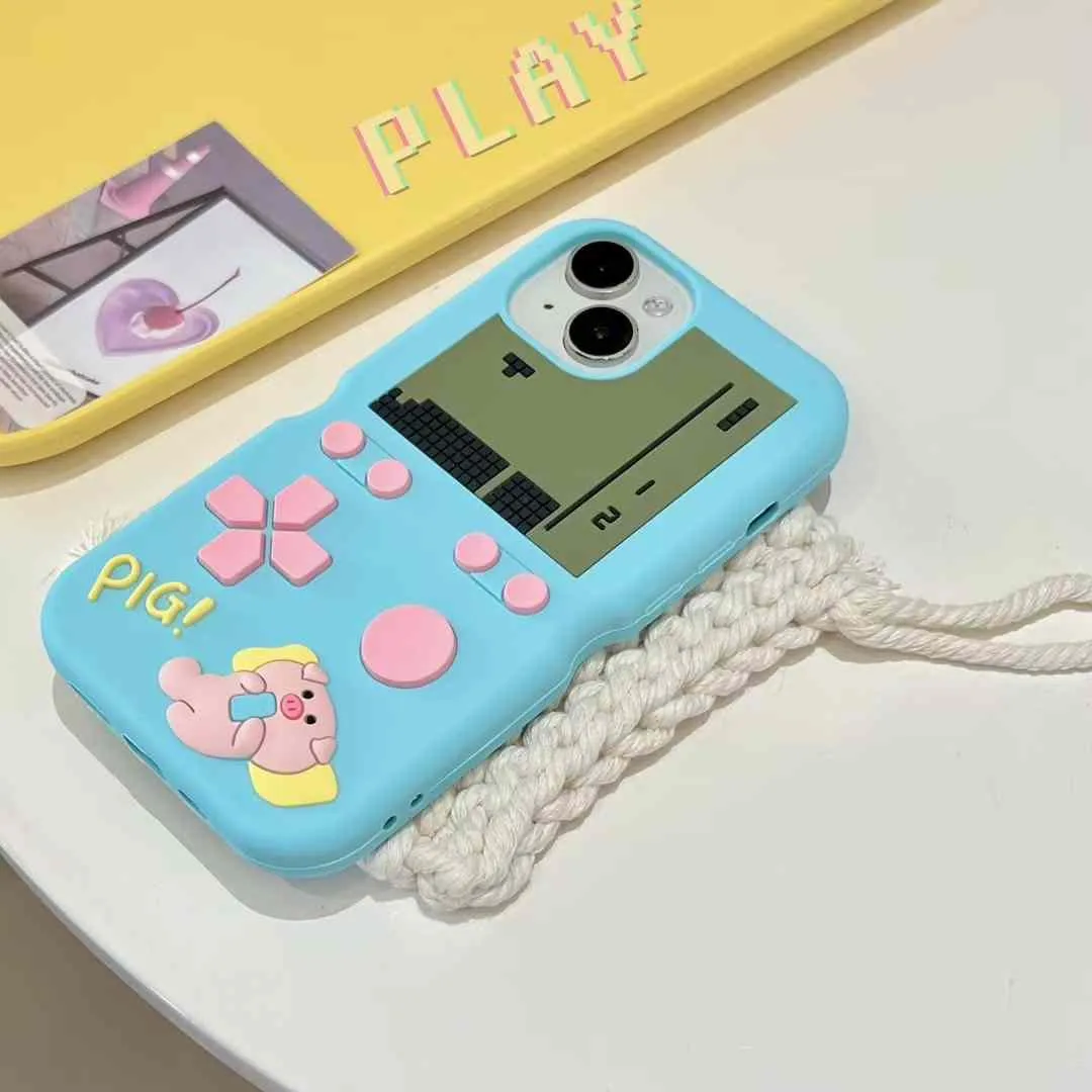 3D 90s Game Style iPhone Case