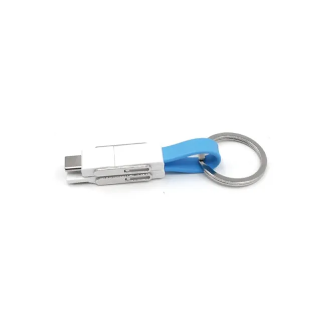 4in1 Magnetic Keychain USB Charging Cable