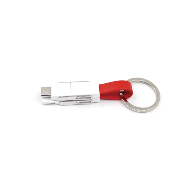 4in1 Magnetic Keychain USB Charging Cable