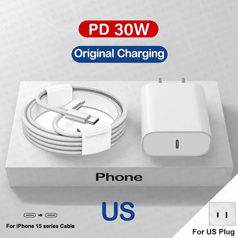 A30W iPhone Plug Charger