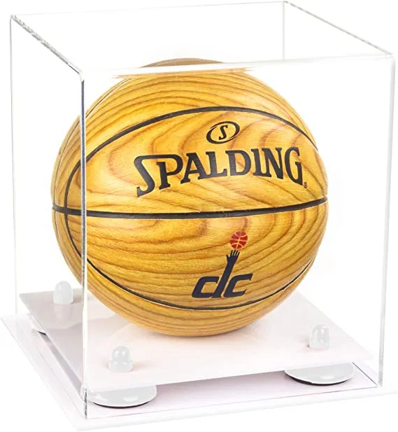 Acrylic Mini - Miniature (not Full Size) Basketball Display Case - Clear (B03/A015)