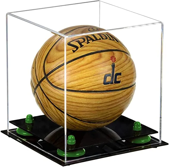 Acrylic Mini - Miniature (not Full Size) Basketball Display Case - Clear (B03/A015)