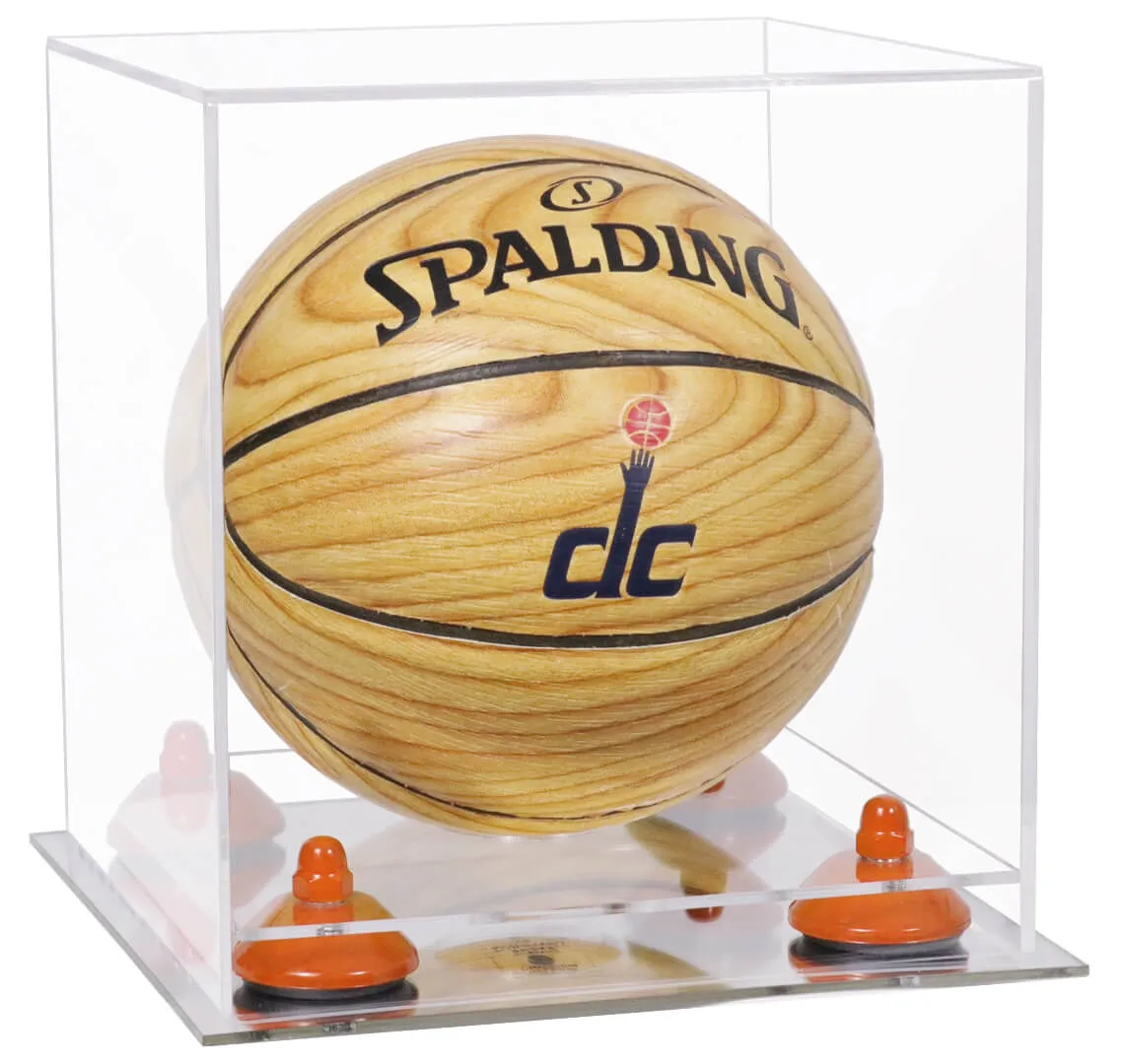 Acrylic Mini - Miniature (not Full Size) Basketball Display Case - Clear (B03/A015)