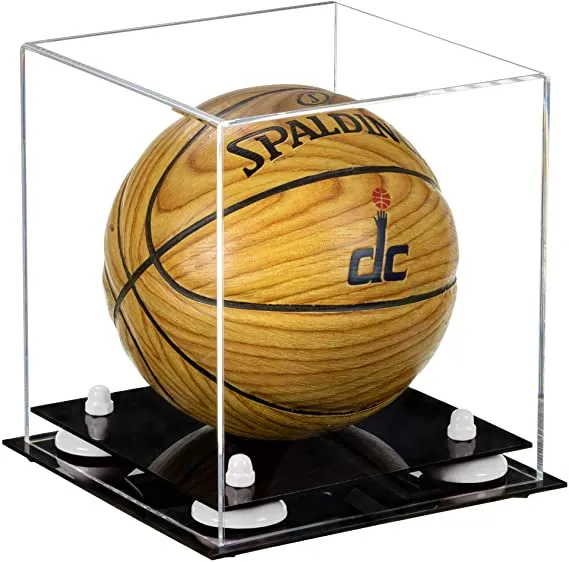 Acrylic Mini - Miniature (not Full Size) Basketball Display Case - Clear (B03/A015)