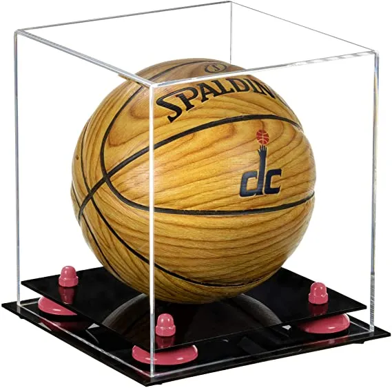 Acrylic Mini - Miniature (not Full Size) Basketball Display Case - Clear (B03/A015)