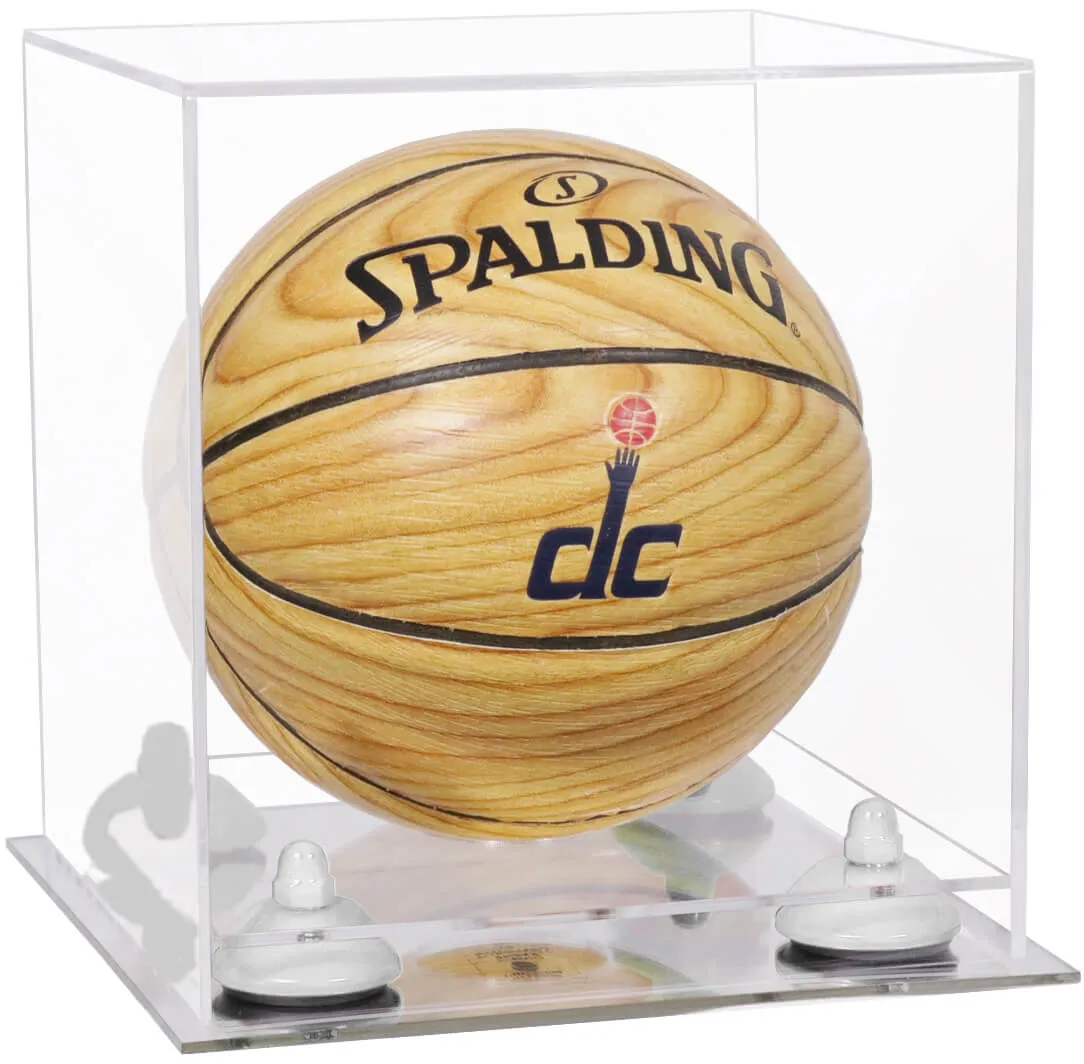 Acrylic Mini - Miniature (not Full Size) Basketball Display Case - Clear (B03/A015)