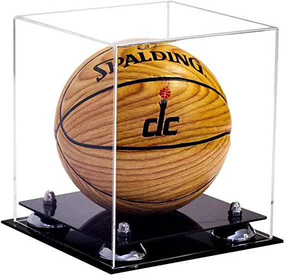 Acrylic Mini - Miniature (not Full Size) Basketball Display Case - Clear (B03/A015)