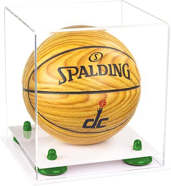 Acrylic Mini - Miniature (not Full Size) Basketball Display Case - Clear (B03/A015)