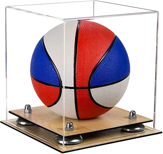 Acrylic Mini - Miniature (not Full Size) Basketball Display Case - Clear (B03/A015)