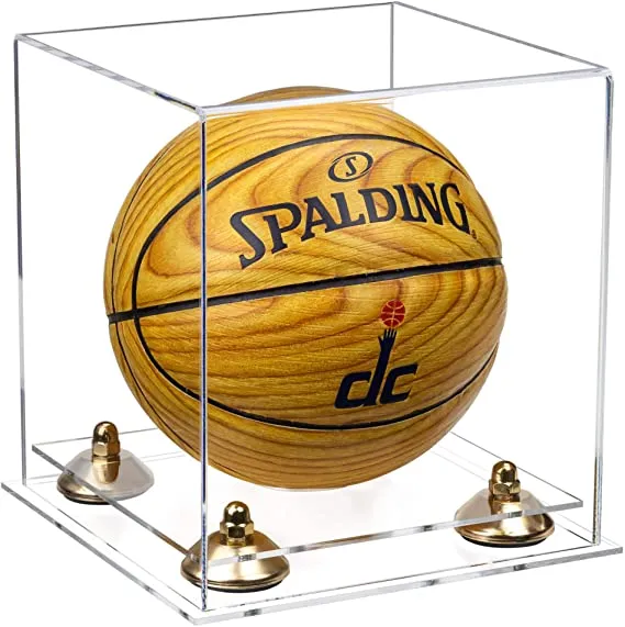 Acrylic Mini - Miniature (not Full Size) Basketball Display Case - Clear (B03/A015)