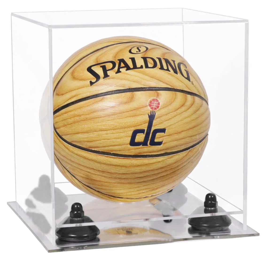 Acrylic Mini - Miniature (not Full Size) Basketball Display Case - Clear (B03/A015)