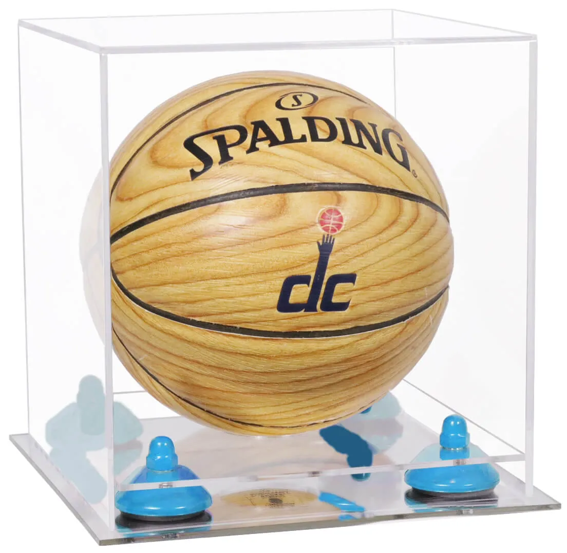 Acrylic Mini - Miniature (not Full Size) Basketball Display Case - Clear (B03/A015)