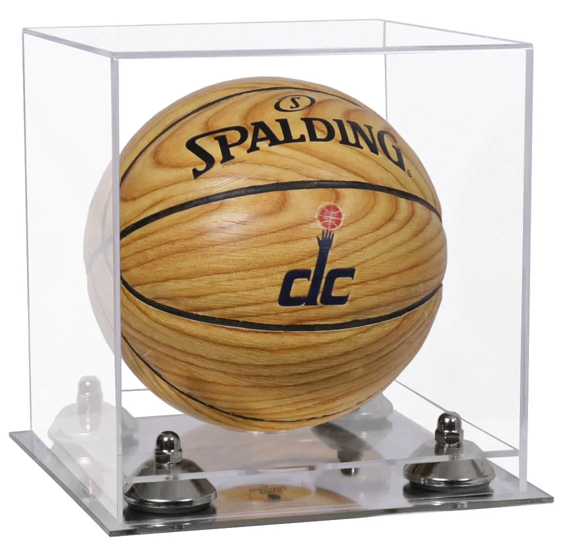 Acrylic Mini - Miniature (not Full Size) Basketball Display Case - Clear (B03/A015)