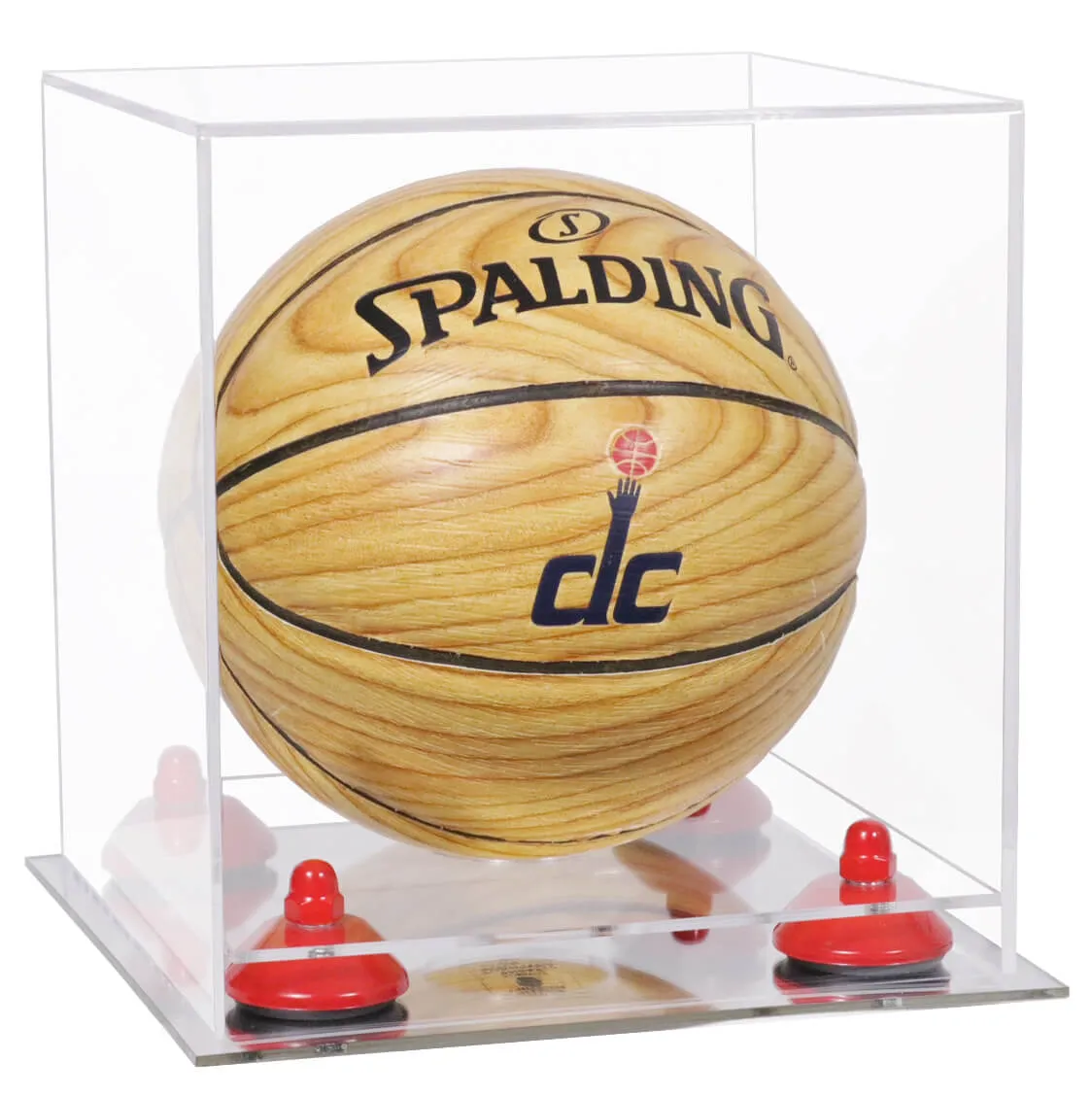 Acrylic Mini - Miniature (not Full Size) Basketball Display Case - Clear (B03/A015)