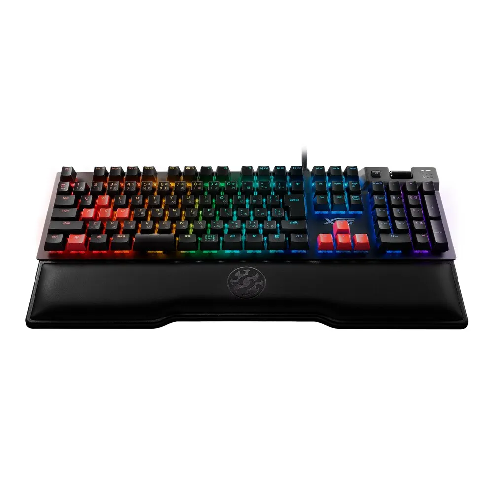 Adata XPG Summoner Mechanical Keyboard 80% TKL RGB lighting effect RGB switch led cherry siler blue red