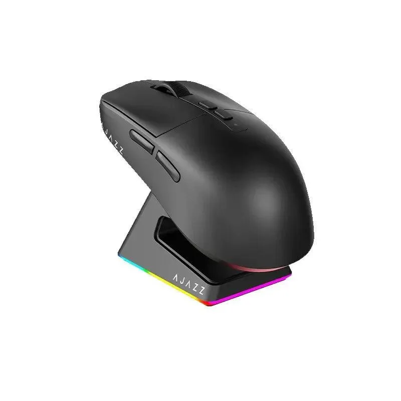 AJAZZ Tri-mode Gaming Mouse: Enhance Gaming with RGB Dock