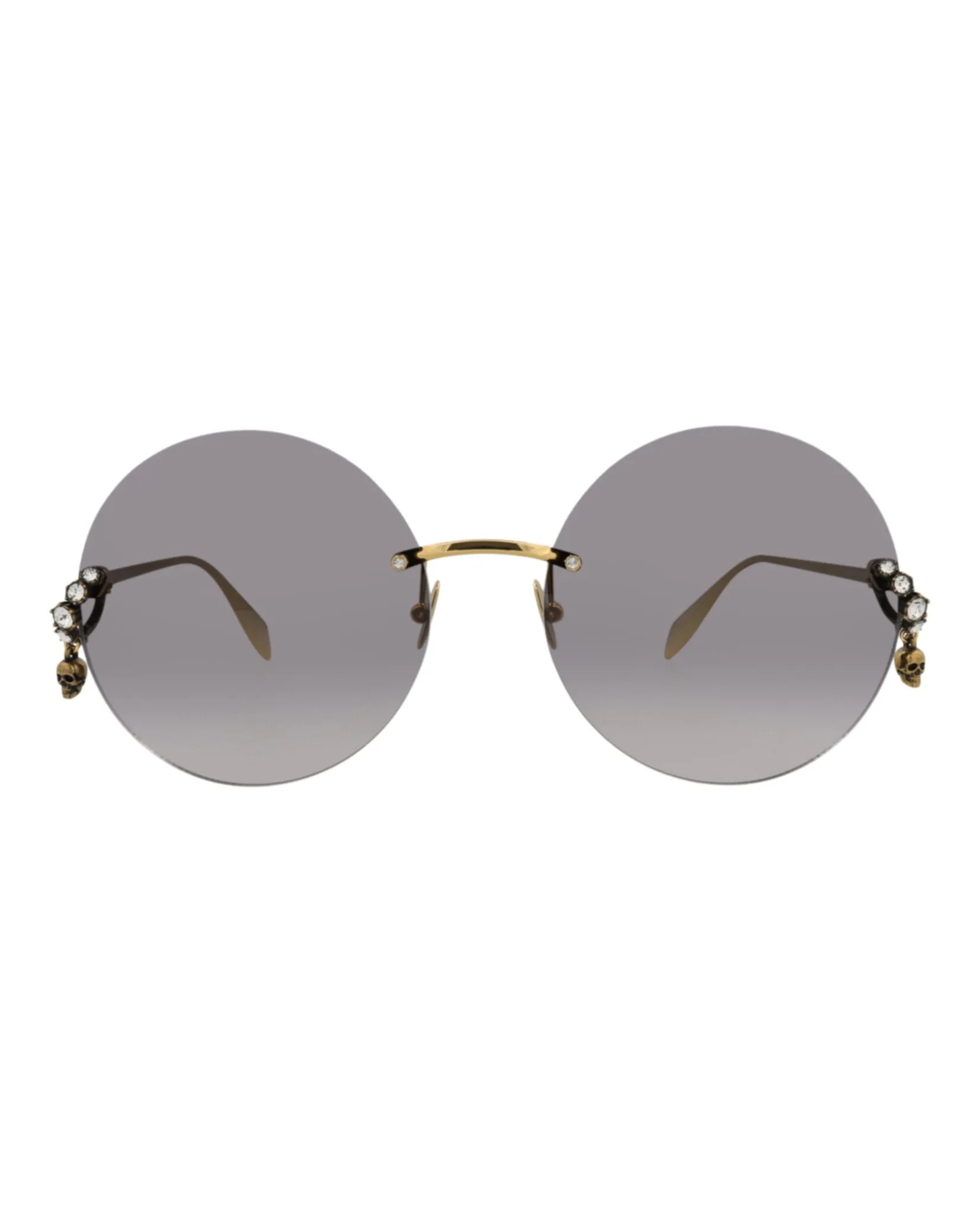 Alexander McQueen Cat Eye-Frame Metal Sunglasses, Style #  AM0418S-30014346001