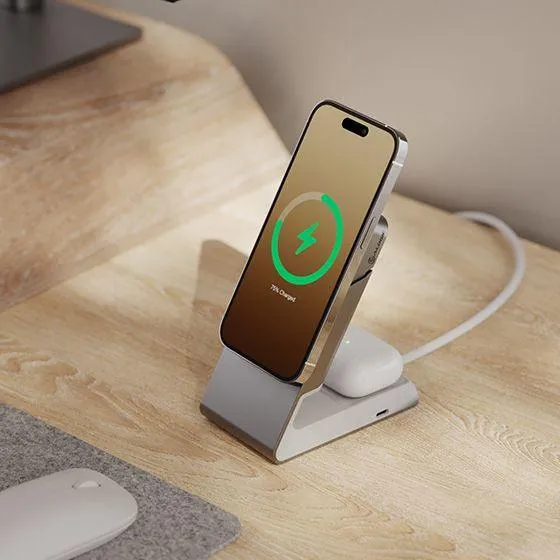 ALOGIC Matrix 2-in-1 Magnetic Charging Dock - White (MSCDDWH)