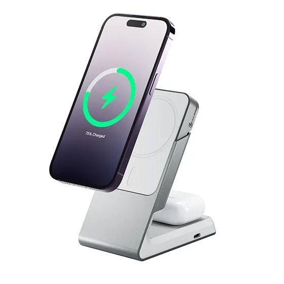 ALOGIC Matrix 2-in-1 Magnetic Charging Dock - White (MSCDDWH)