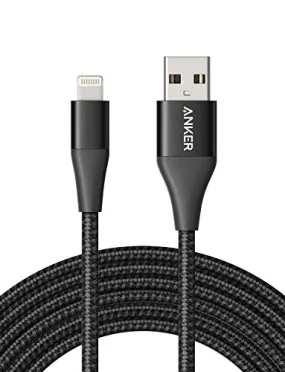 Anker Powerline  II Lightning Cable (10 ft) MFi Certified iPhone Charger Cable, Extra Long iPhone Charging Cord, Compatible with iPhone SE / 11 Pro Max/Xs Max/XR/X / 8/7 / 6S, iPad, and More