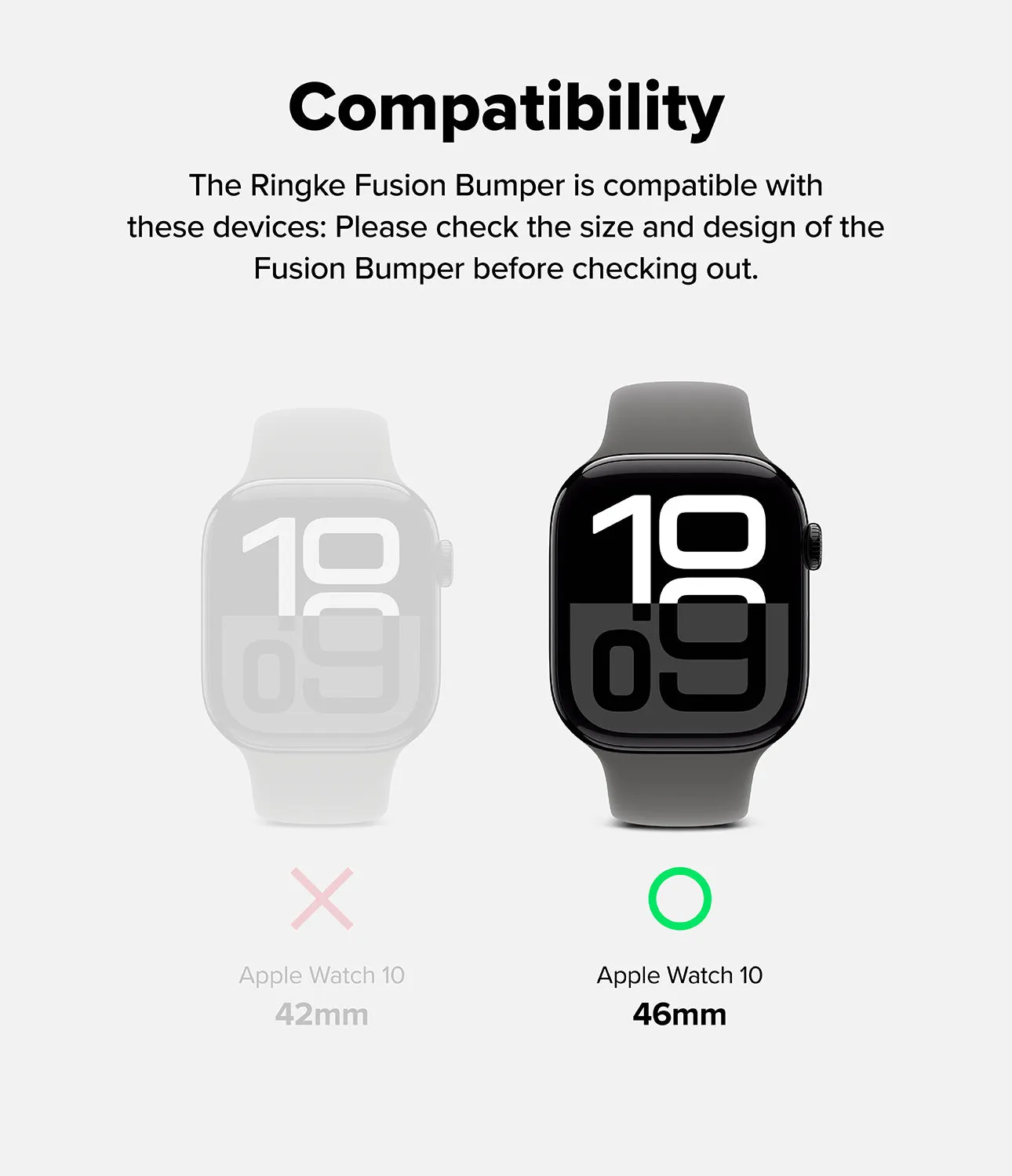 Apple Watch 10 (46mm) Case | Fusion Bumper