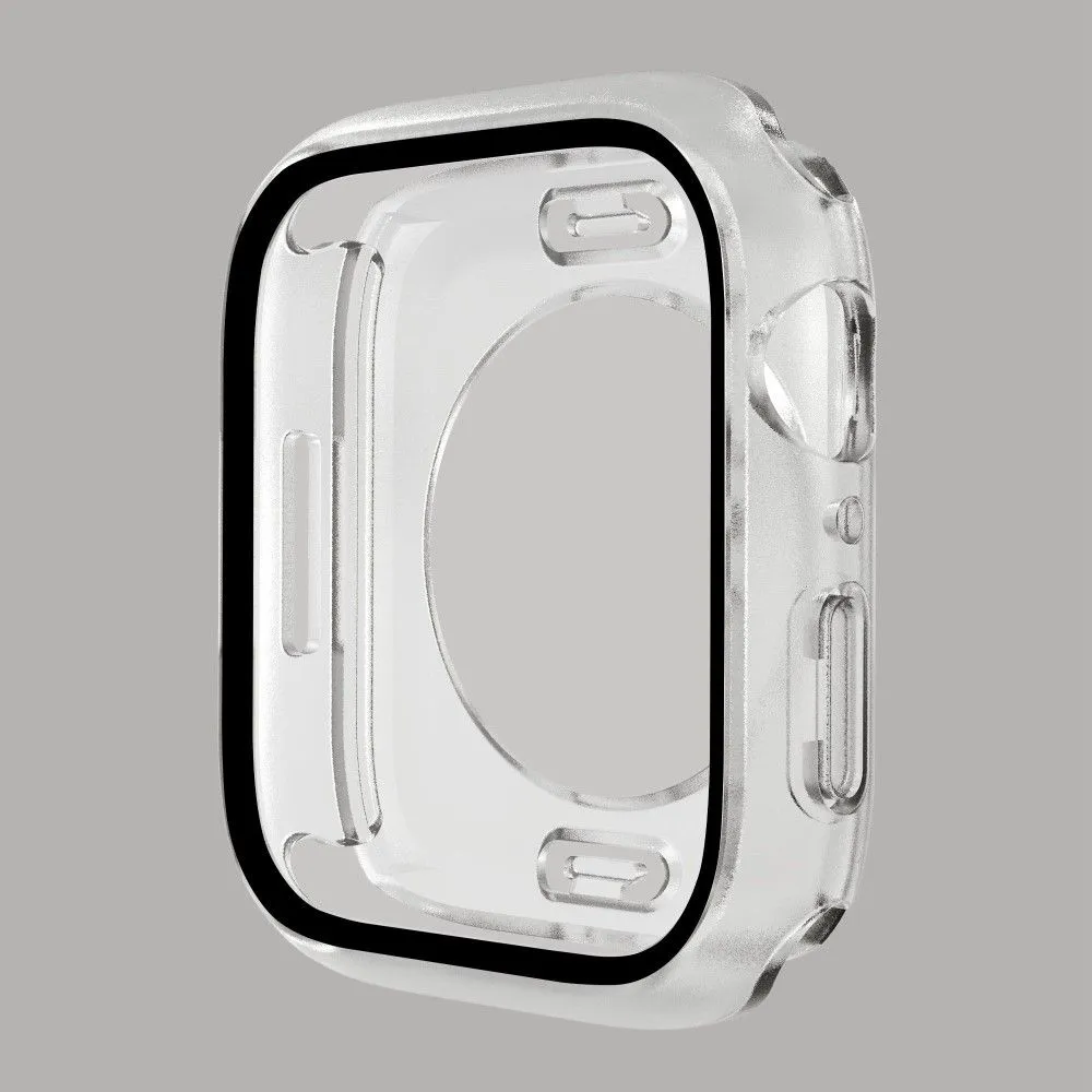 Apple Watch (41mm) elegant cover with built-in tempered glass - Transparent