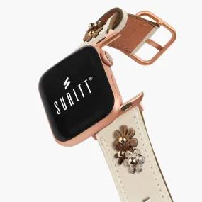 Apple Watch Band Daisy Cream