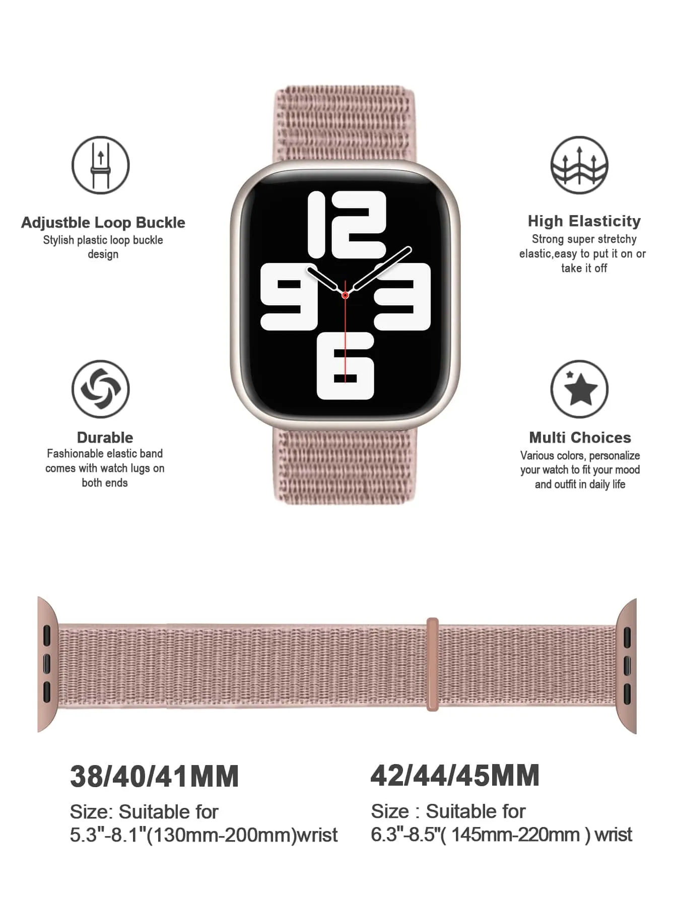 Apple watch bands for women|Nylon Sport Loop Compatible With Apple