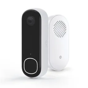 Arlo 2K Wireless Video Doorbell with Chime - White | AVDK4001100UKS