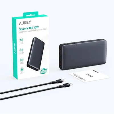 Aukey PB-Y42 30W 20000mAh Portable Power Bank