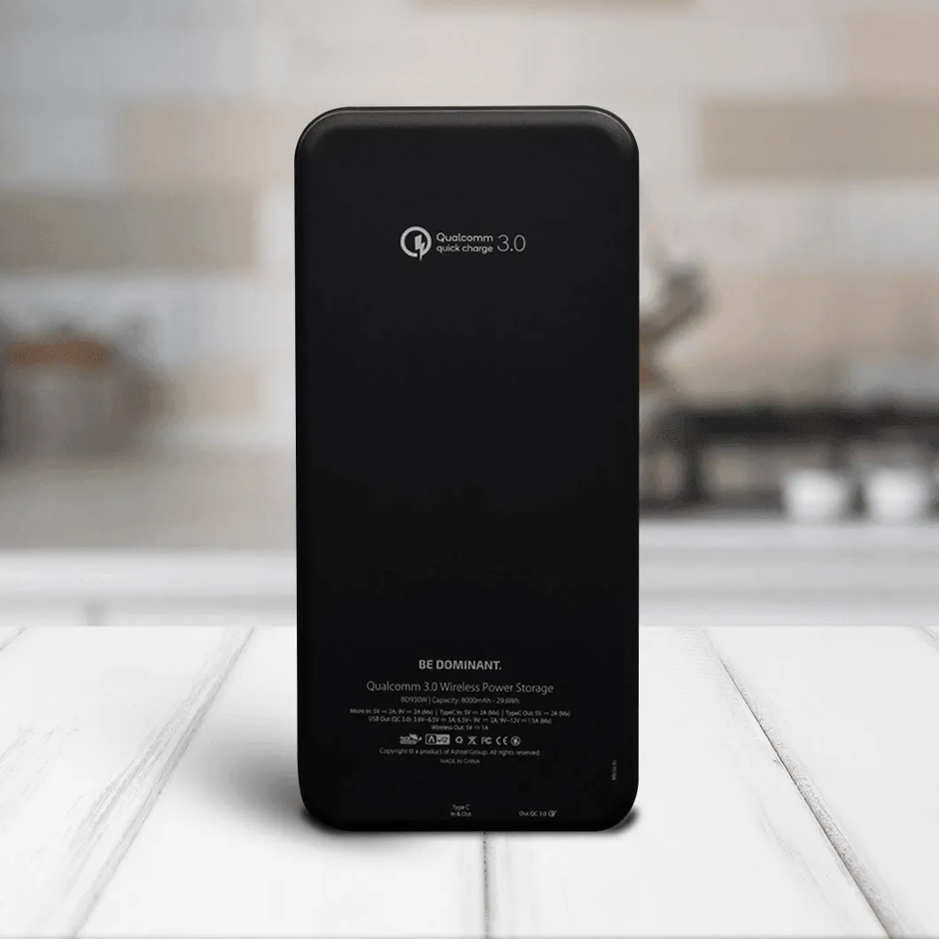 BD Qualcomm 3.0 Wireless Power Storage 8000mAh - BD930W