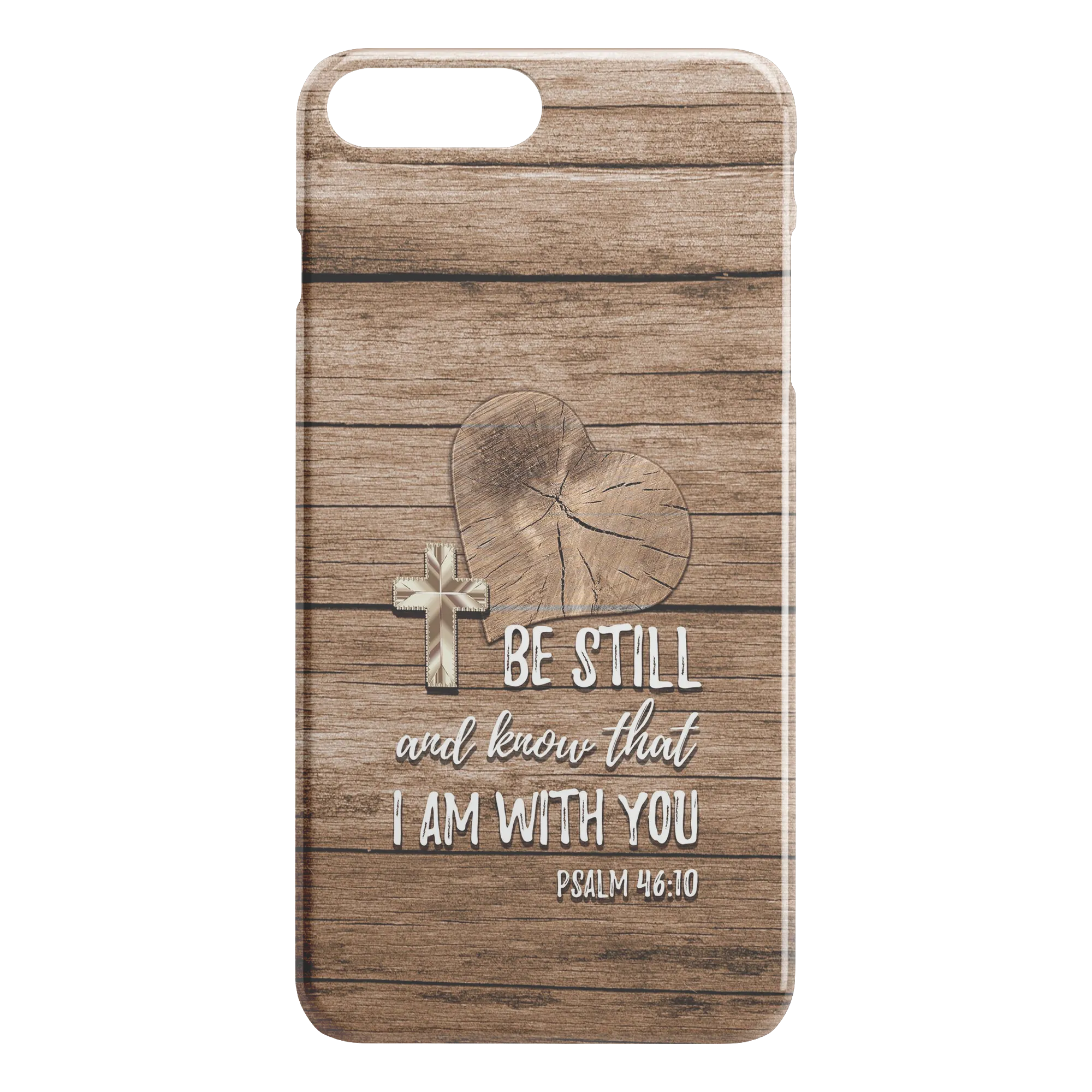 Be Still Christian Bible Verse iPhone Case