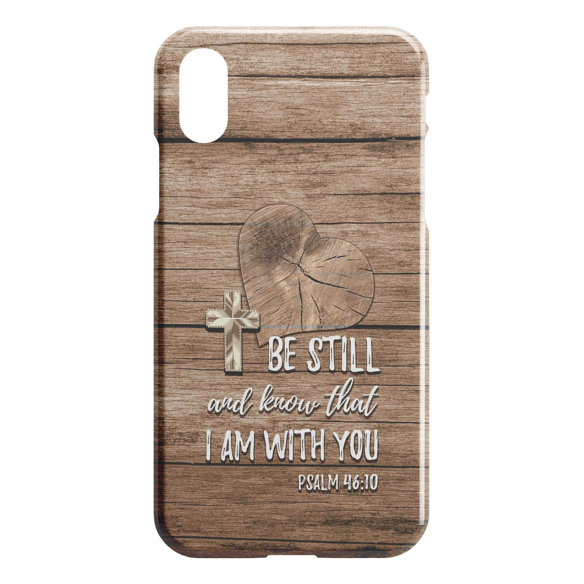 Be Still Christian Bible Verse iPhone Case