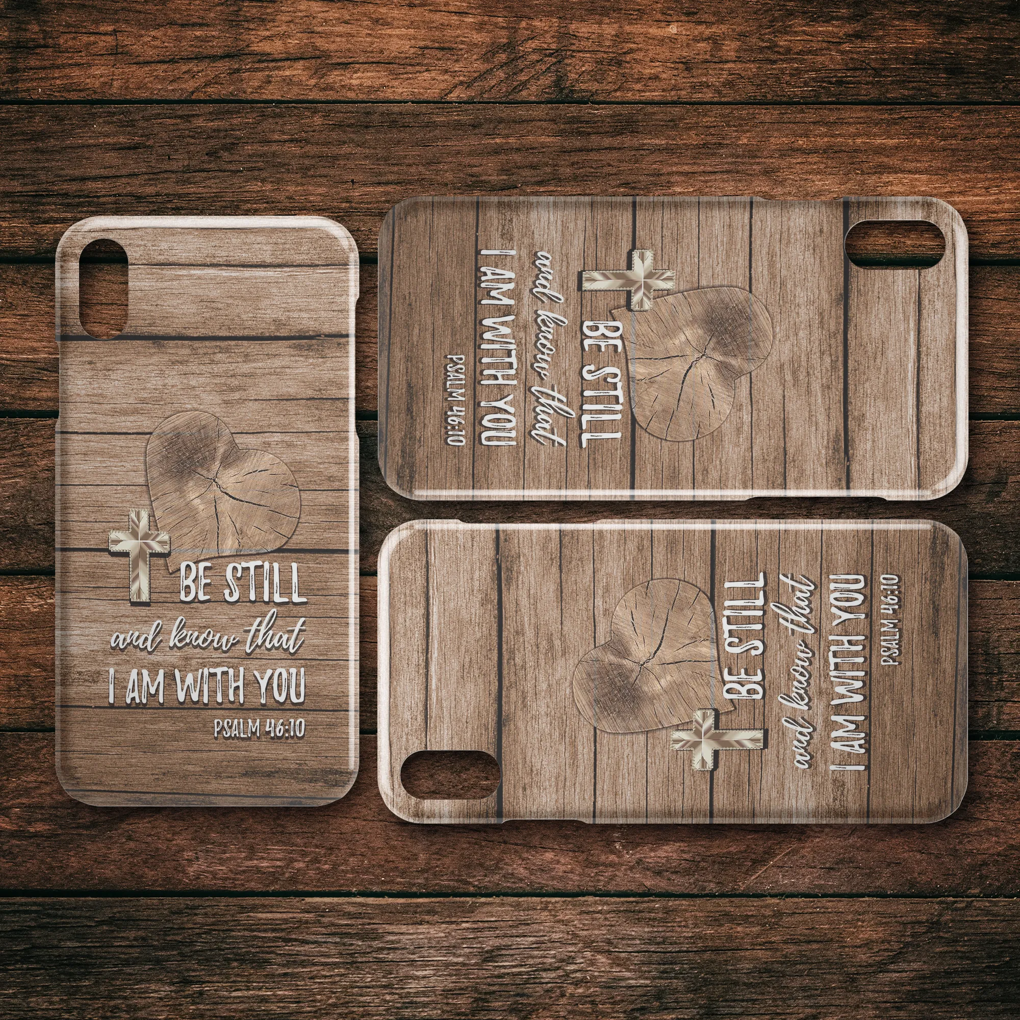 Be Still Christian Bible Verse iPhone Case