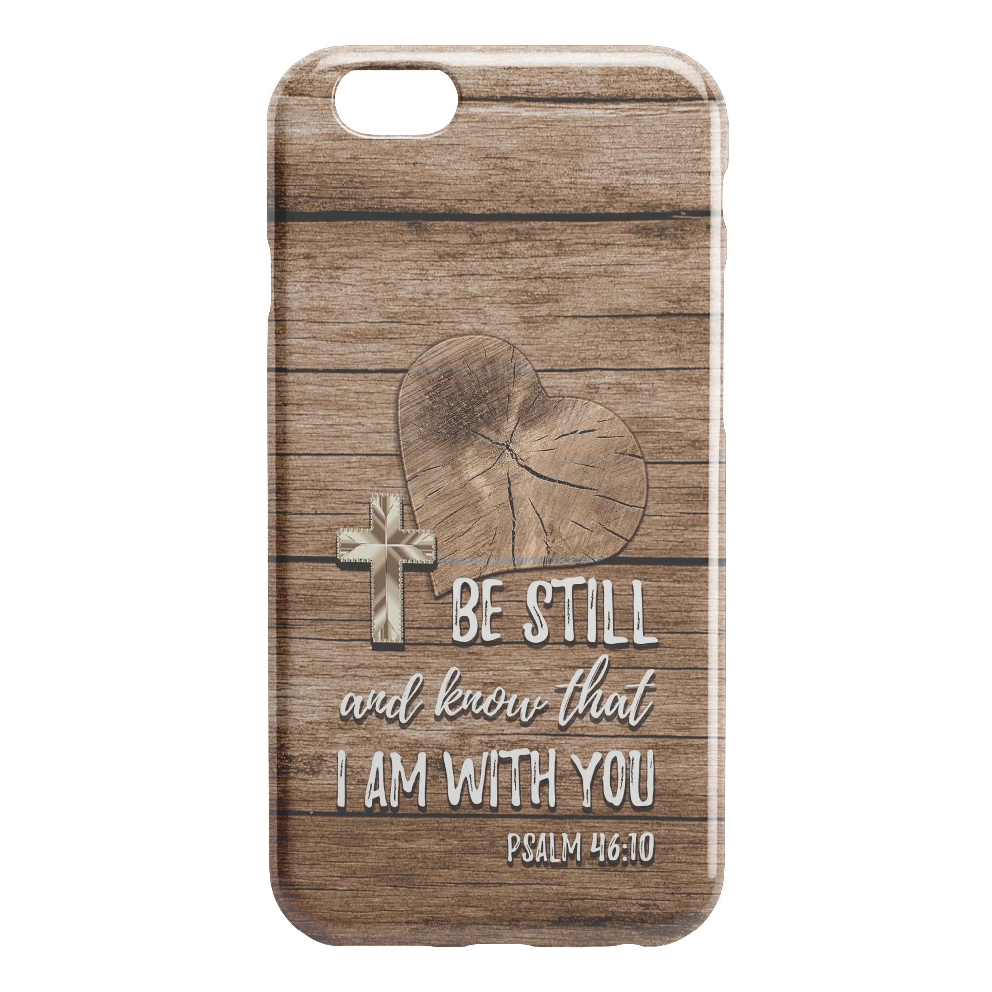 Be Still Christian Bible Verse iPhone Case