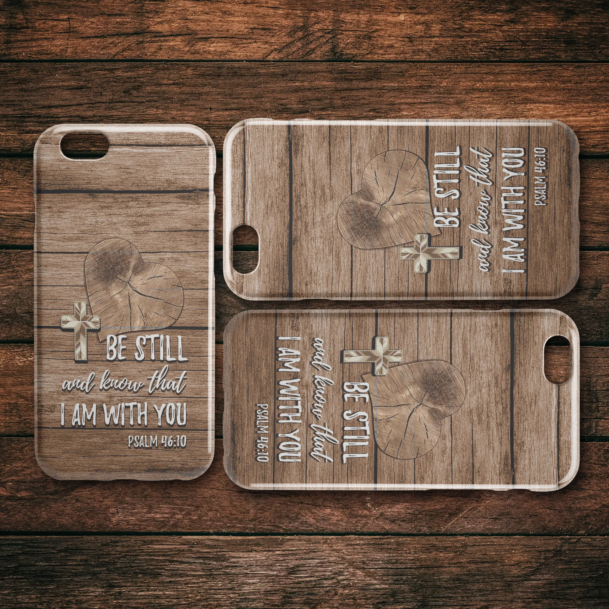 Be Still Christian Bible Verse iPhone Case