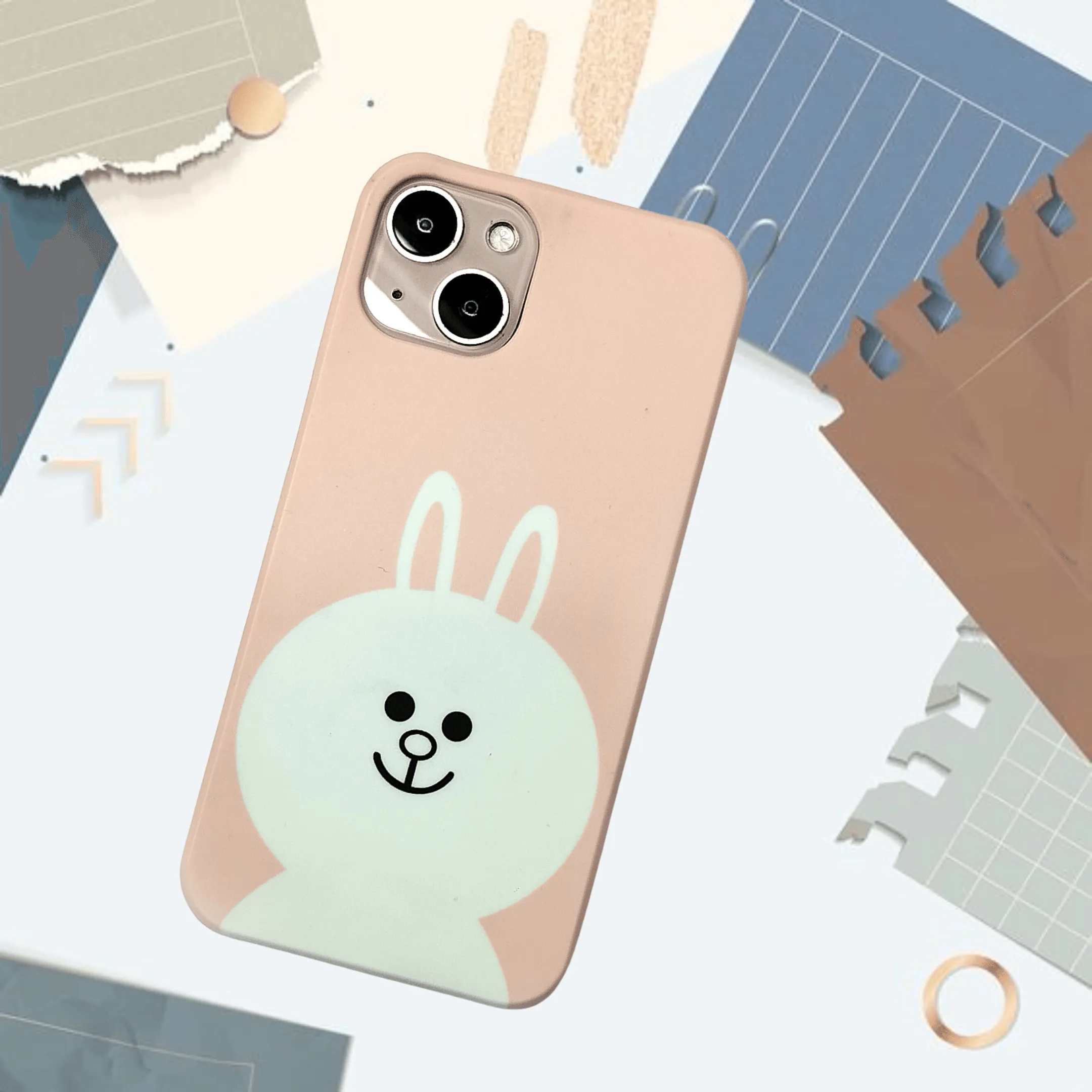 Bear & Bunny Slim Matte Case Cover