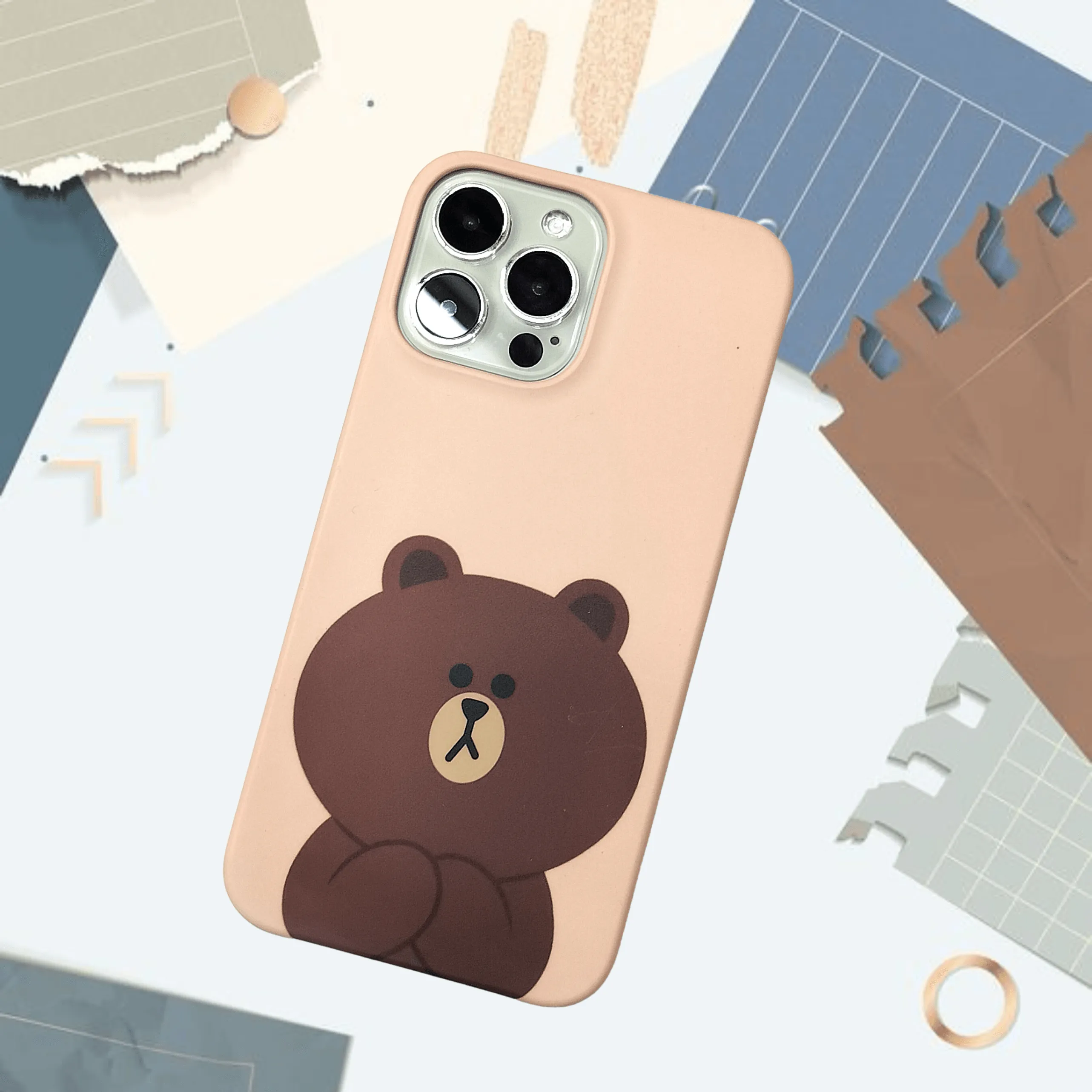 Bear & Bunny Slim Matte Case Cover