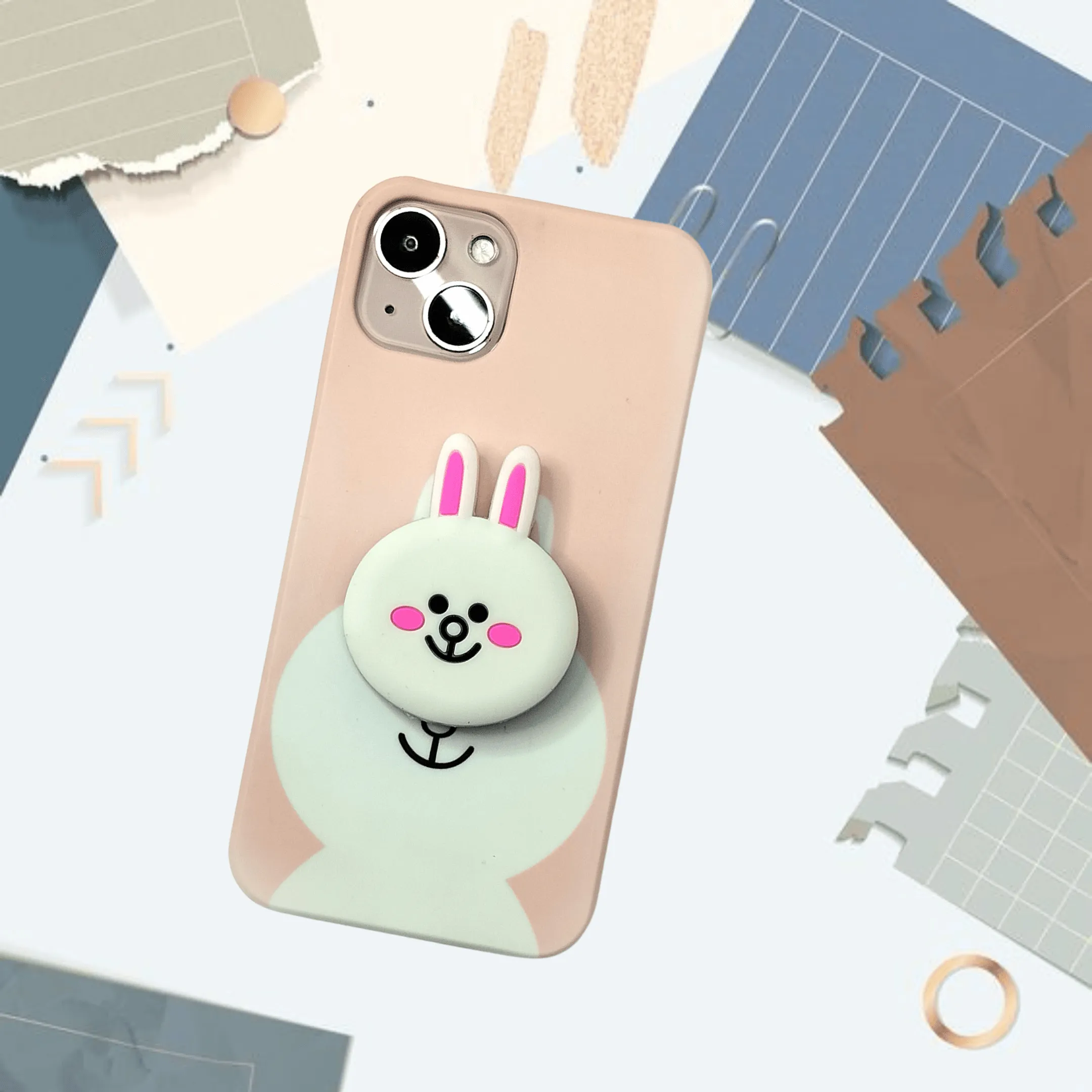 Bear & Bunny Slim Matte Case Cover