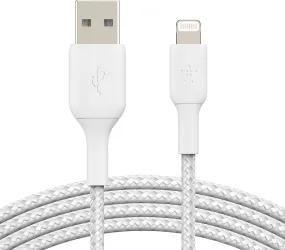 Belikn Boost Charge 1M Braided USB C to Lightning Cable White - CAA004bt1MWH